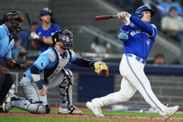 Daulton Varsho has never hit the ball harder